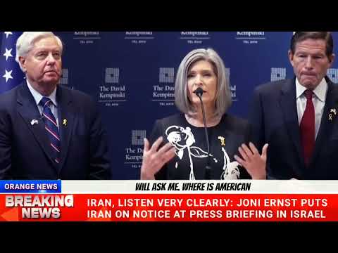 U.S.A SENATORS HOLD A PRESS BRIEFING IN TEL AVIV, ISRAEL | ORANGE NEWS