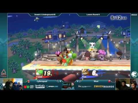 SUU2 - Cyfersquad (Yoshi) Vs. Wusi (Fox) - Losers Round 6 - Smash 4