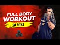 20 Min Full Body Workout With Dumbbells (Beginner to Advanced) | Yatinder Singh