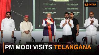 PM Modi visits Telangana & more updates | DD India live | 6 PM IST