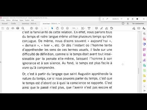 Saint Augustin et la nature du temps