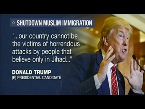 Donald Trump BAN ALL MUSLIMS from entering the United States Breaking News December 7 2015 Video