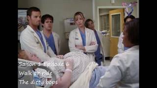 Grey&#39;s anatomy S1E06 - Walk or ride - The ditty bops