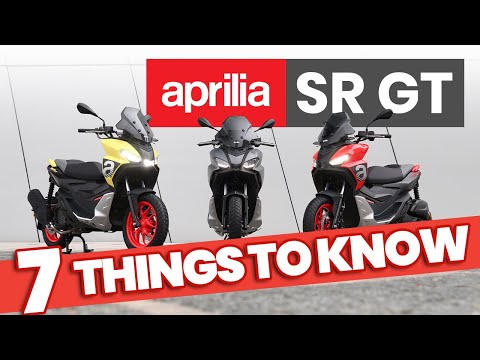 2022 Aprilia SR GT: 7 Things to Know (125cc & 200cc)