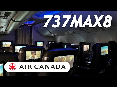Air Canada Boeing 737 MAX 8 Business Class | Vancouver (YVR) to Montréal (YUL)