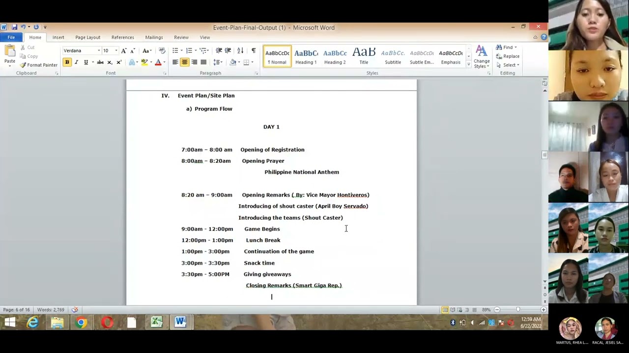 This video is an Event Proposal Plan for ML Tournament.