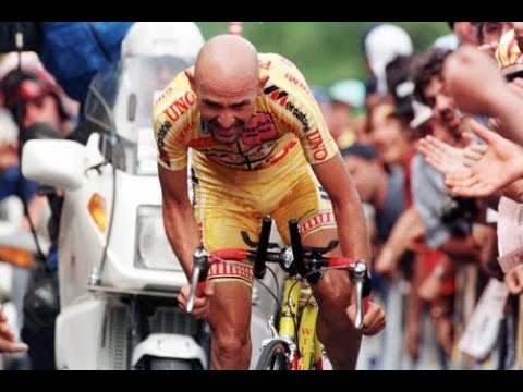 GIRO D'ITALIA 1997 CRONO SAN MARINO: PAVEL TONKOV IN MAGLIA ROSA *PANTANI/GOTTI/BUGNO/GUERINI/ZAINA*
