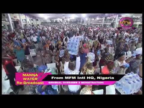 MFM SPECIAL MANNA WATER SERVICE WEDNESDAY APRIL 1ST 2020