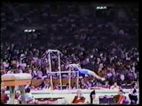 Gymnastics 1988 Olympics Seoul : Bettina Schieferdecker (GDR) UB
