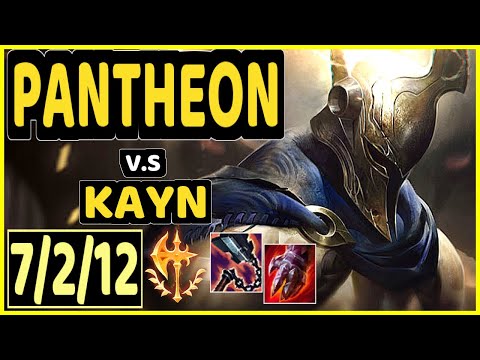 CARIOK (PANTHEON) vs KAYN - 7/2/12 KDA JUNGLE GAMEPLAY - BR Ranked GRANDMASTER