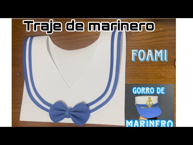 Vídeo relacionado con Juego de gorro de marinero y bufanda, azul y blanco a rayas con borde rojo y patrón de cuadros azules, disfraz de marinero, incluye gorro de capitán para hombre y gorro de marinero, ropa marítima para