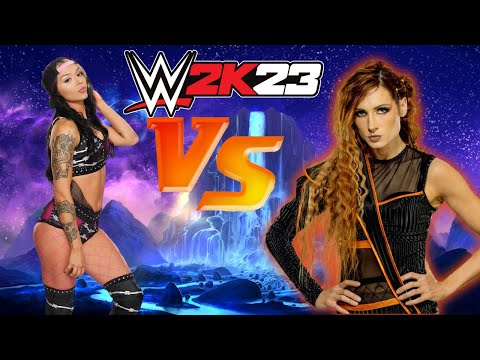 Becky Lynch VS Cora Jade - Epic Battle - WWE 2k23 GamePlay (WrestleMania Playthrough)
