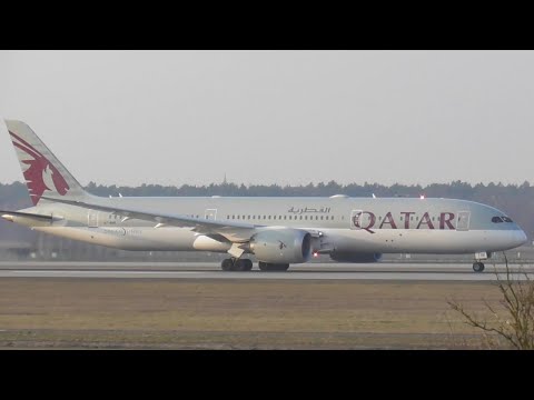 ✈BER✈ | Qatar Airways Boeing 787-9 Dreamliner A7-BHK | Take-Off 08.02.25