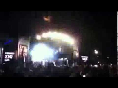 Tsunami tijdens Finale Serious Request 2013.