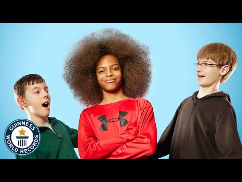 The boy who grew the largest afro in the world