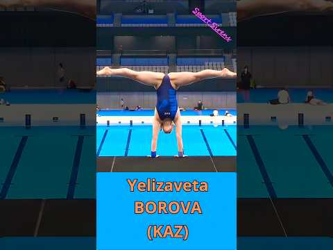 Absolutely Stunning Handstand Dive 🔥  Yelizaveta Borova | Womens Diving  #shorts #diving