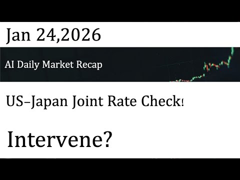 AI Daily Market Recap｜Jan 24,2026｜ US Japan Joint Rate Check! Intervene?