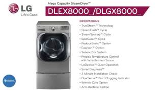 LG 29" Electric Dryer DLEX8000V at www.appliancesconnection.com