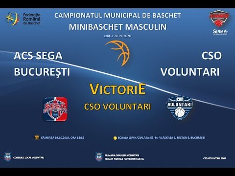 Victorie CSO Voluntari in ACS Sega Bucuresti - CSO Voluntari (minibaschet, 19.10.2019 HD Version)