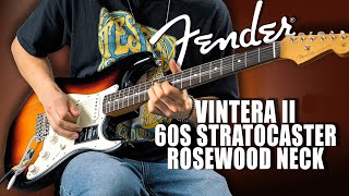 Video thumbnail for Let The Tones Do The Talking.. Fender Vintera II 60s Stratocaster (Rosewood) by Guitar Village