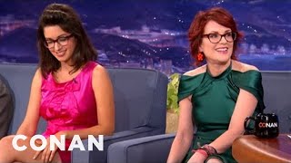 Megan Mullally &amp; Stephanie Hunt Interview - CONAN on TBS