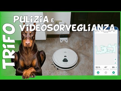 Trifo Max robot guardiano per la videosorveglianza & aspirapolvere lavapavimenti