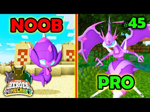 Minecraft POKÉHEROES #45 - POKÉMON NOOB vs PRO ! POIPOLE e NAGANADEL FINALMENTE !!
