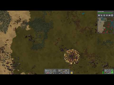 Factorio nuclear test