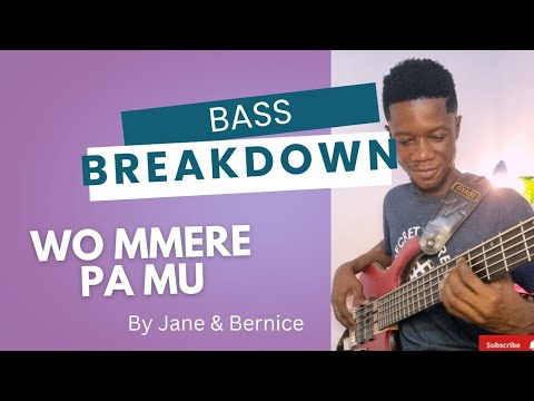 How to play these gospel reggae bass lines (Wo mmere pa mu) by Jane and Bernice