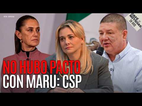 #EnVivo #CaféYNoticias ¬ Sheinbaum niega exoneración a Maru Campos tras detención de Jáuregui