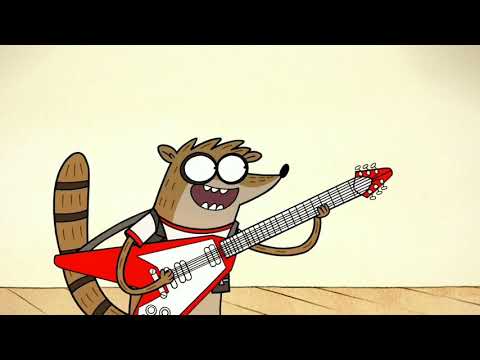 Mordecai y los Rigbys "Esta noche"( party tonight) en castellano