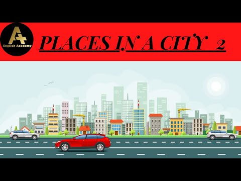 places in a city (2)| Places in the Town in English | places in english | English Vocabulary