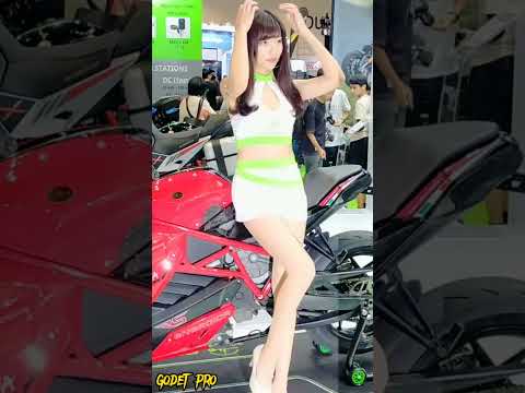Energica show girl Taiwan motorcycle show 2023