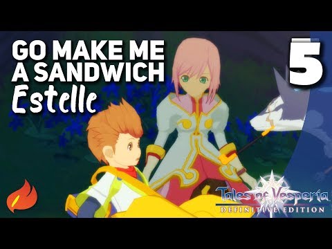 TALES OF VESPERIA DEFINITIVE EDITION Gameplay - GO MAKE ME A SANDWICH (Japanese Audio PART 5)