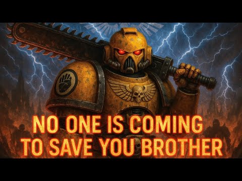Imperial Fists Wisdom | NO ONE IS COMING TO SAVE YOU, BROTHER |  Warhammer 40K Motivation