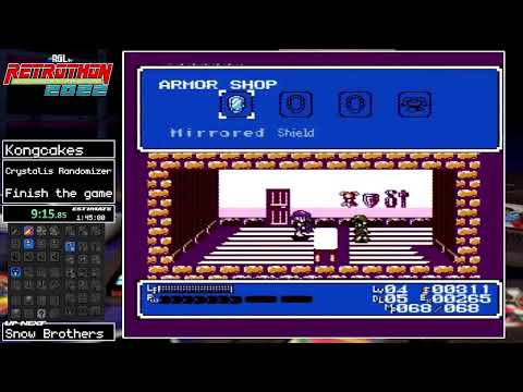 RGLtv Retrothon 2022 - (085) Crystalis (randomizer) by Kongcakes