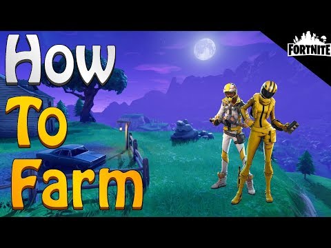 FORTNITE - How To Farm Materials And Resources FAST (Best Farming And Building Squad Bonuses) Video
