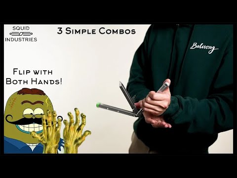 3 Balisong Combos Every Flipper Should Learn | Intermediate Balisong/Butterfly Knife Tutorial