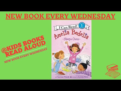 Amelia Bedelia Sleeps Over |  Kids Read Aloud Books Children's Stories