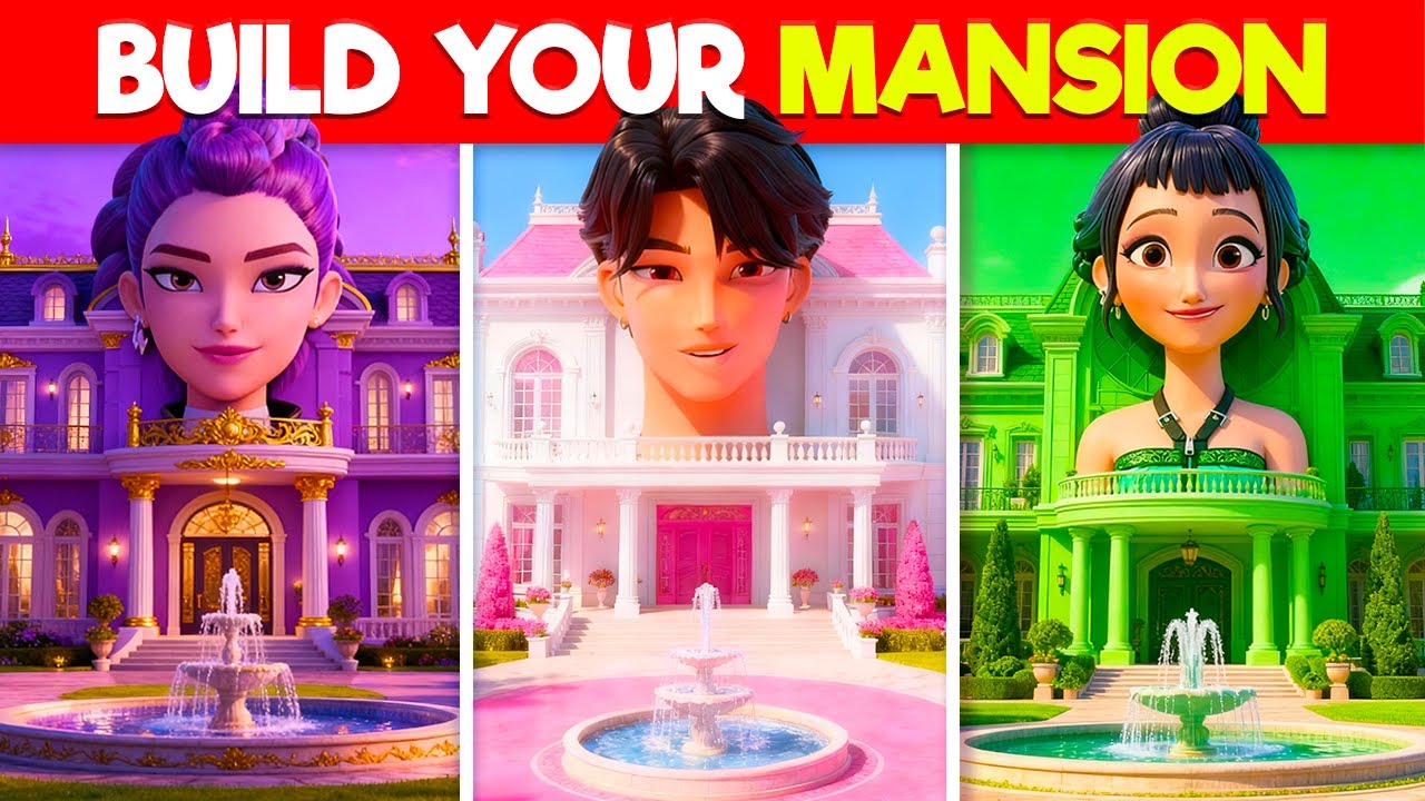 Build Your Luxury KPOP DEMON HUNTERS Mansion 🏠 !!