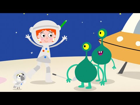 Frida's Reise zum Mond 🚀 🌑 Kinder-Cartoon - Hey, da kommt TaNte FriDa