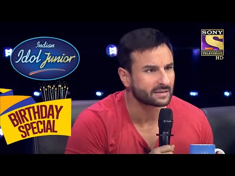 Moti ने Mezmerize किया Saif को | Indian Idol Junior | Celebrity Birthday Special