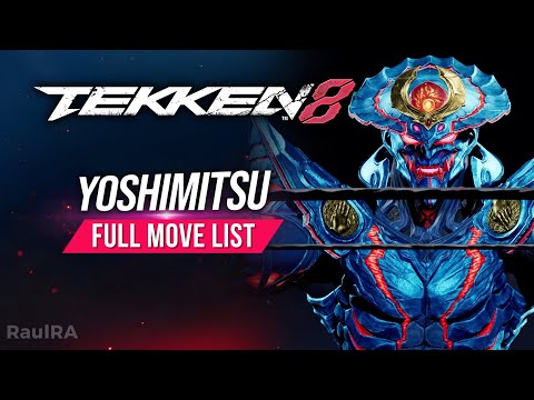 TEKKEN 8 | Yoshimitsu Full Move List + Sample Combos [ENGLISH]