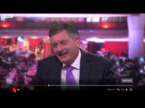 BBC Weather presenter giggles through forecast