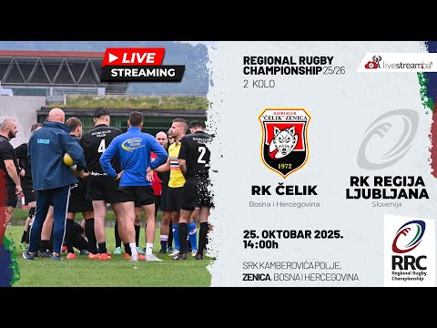 RK ČELIK - RK REGIJA LJUBLJANA | Regional Rugby Championship 25/26 - 2. kolo | 25. Oktobar 2025