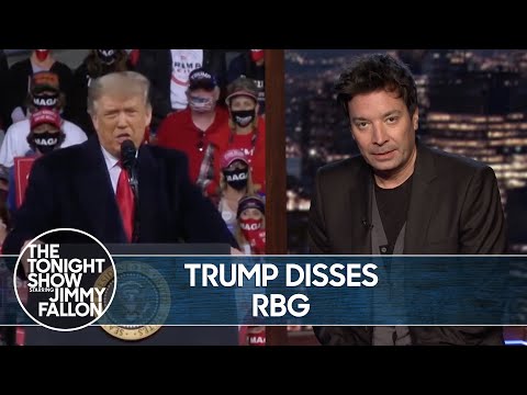 特朗普不尊重露絲-巴德-金斯伯格｜今夜秀場 (Trump Disrespects Ruth Bader Ginsberg | The Tonight Show)