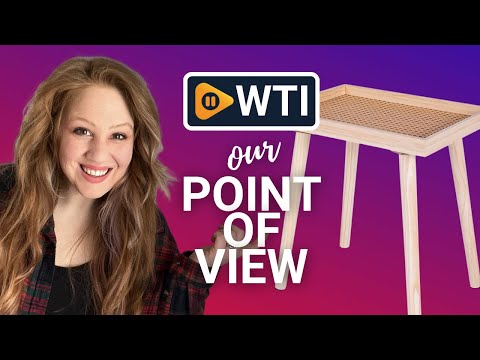 Zedesey Rattan Side Table Small End Table Wood Accent Table Boho Side Table Rattan nightstand for Living Room Bedroom (1 - WTI product video review