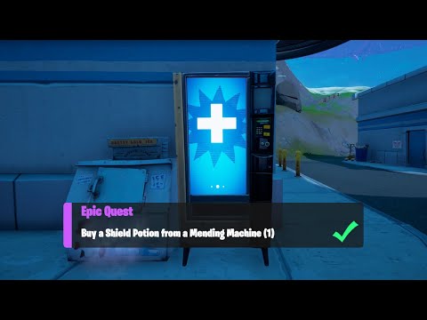 Buy a Shield Potion from a Mending Machine (1) - Fortnite Week 1 Epic Quest