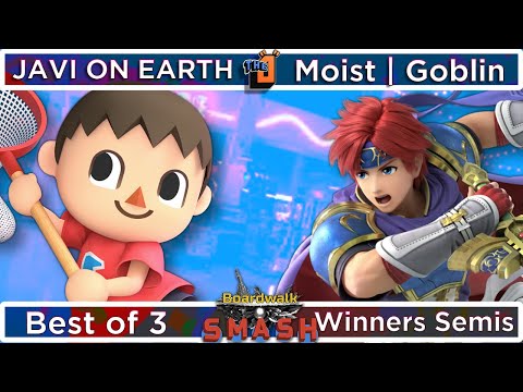 Boardwalk Smash #20 Winners Semis - JAVI ON EARTH (Villager) vs. Moist | Goblin (Roy)