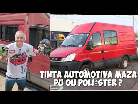 COMO PINTAR SEU CARRO  TINTA PU OU POLIÉSTER - TOMATAO MOTORHOME ARTESANAL PINTURA AUTOMOTIVA